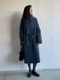 Anais Trench Coat - navy