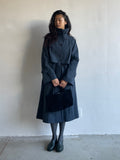 Anais Trench Coat - navy