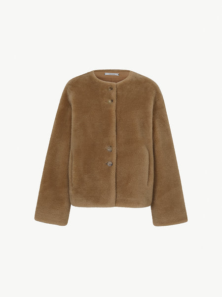 Suvi Shearling Coat - Teddy